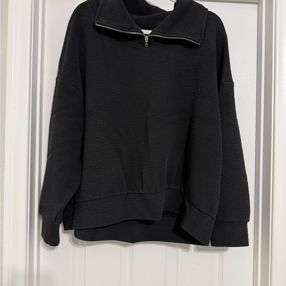 CALIA by Carrie Underwood Charcoal Cowl Neck Sweater